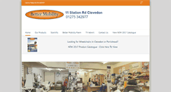 Desktop Screenshot of bettermobilityclevedon.com